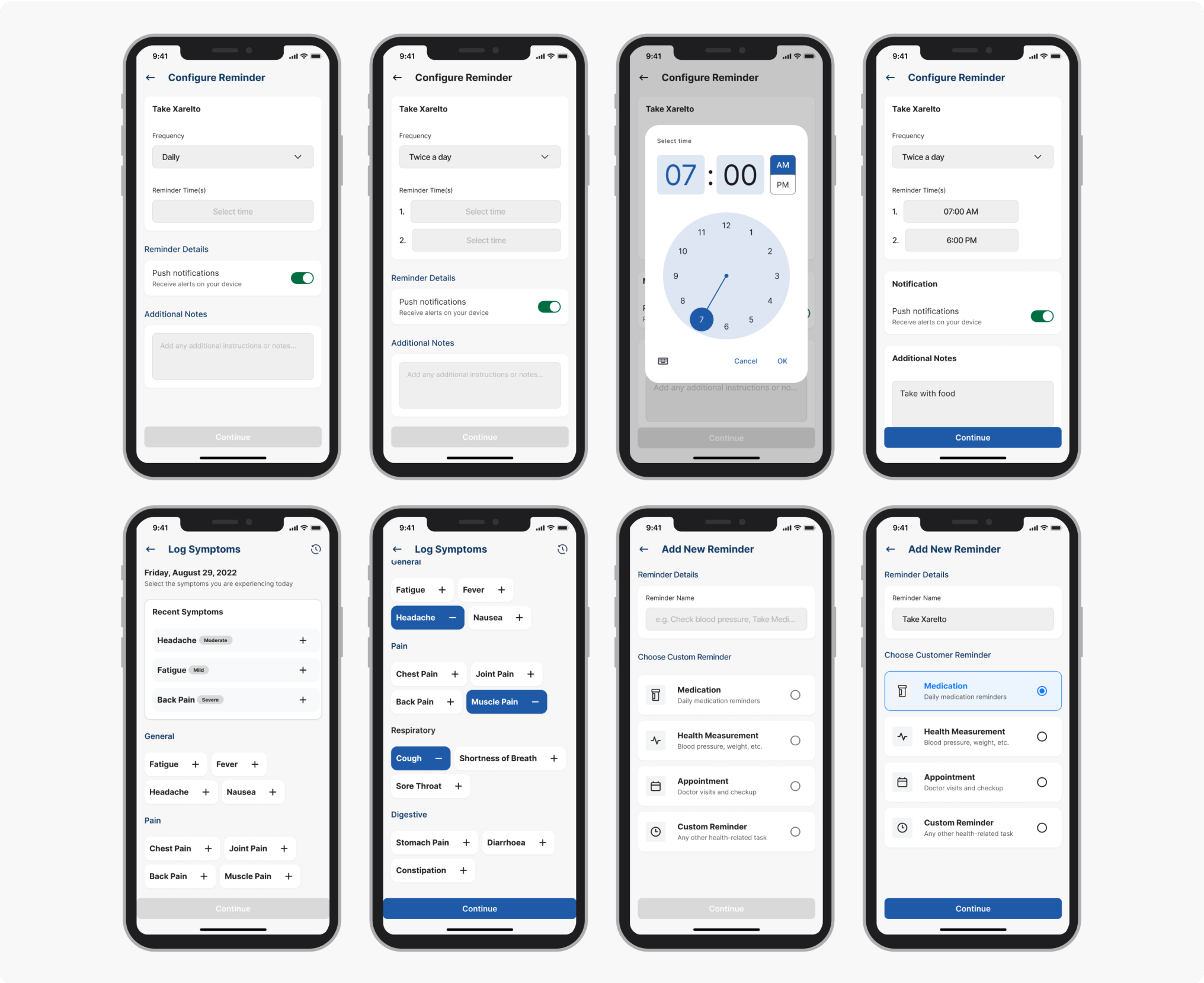 SoteriaMe final solution - Appointment scheduling and health data visualization